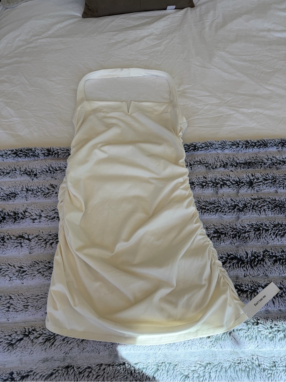Reformation Arwen Halter Dress in White - Picture 2 of 6